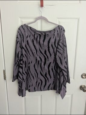 MXM Lagenlook Printed Tunic Top